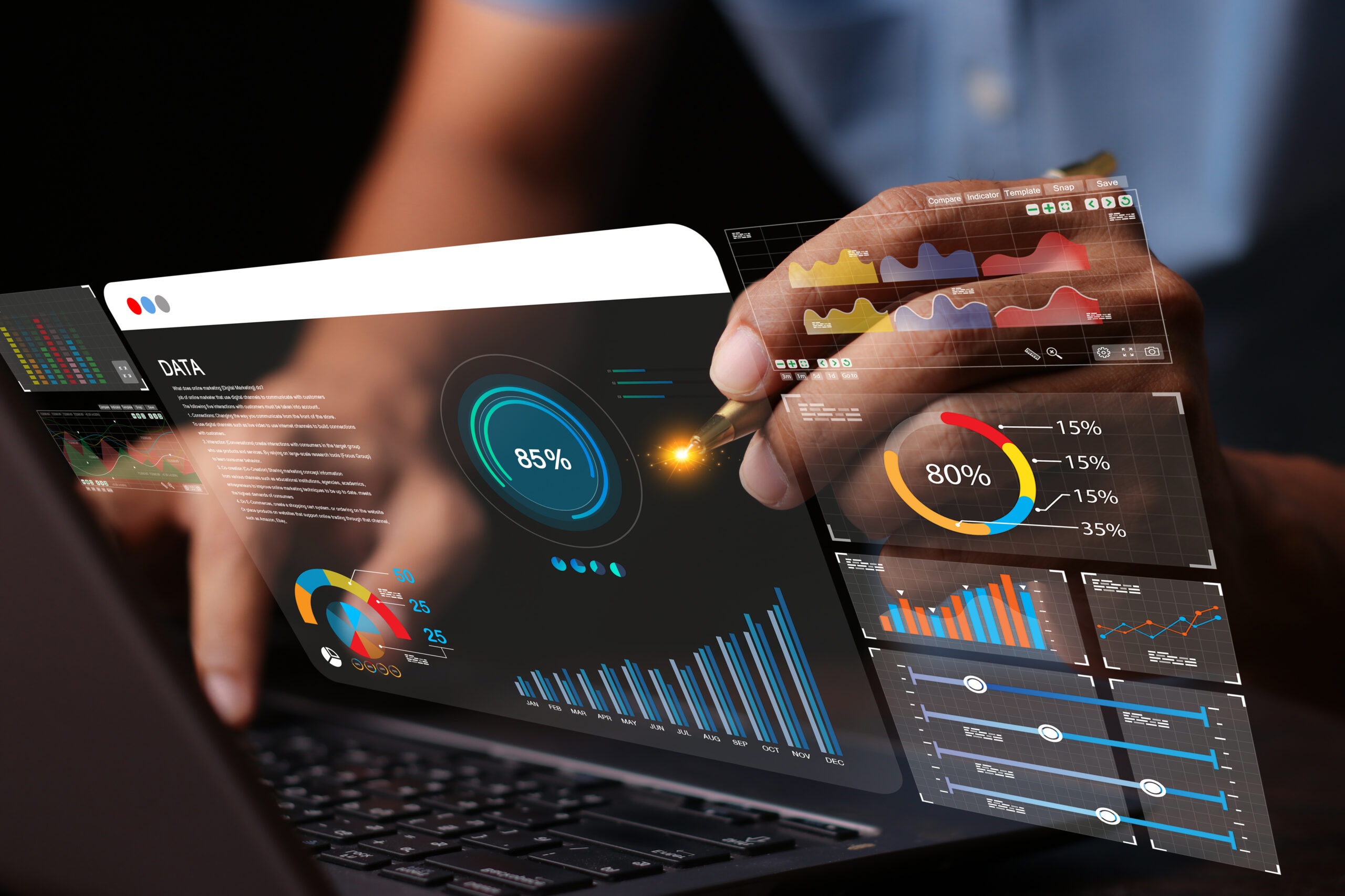 data-analyst-working-business-analytics-dashboard-with-charts-with-kpi-metrics-connected